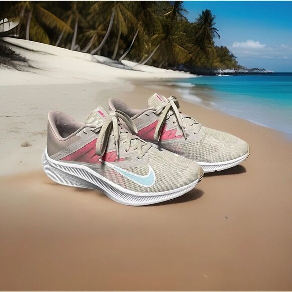 Nike Quest 3 CD0232-008 Grey/Glacier Ice/Violet Women's Running Shoes Size 8.5 - Picture 1 of 16